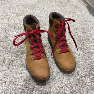 Timberland Boots with red laces